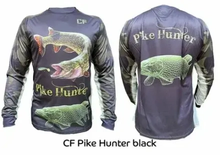 Джерси Crazy Fish Pike Hunter black - 3XL