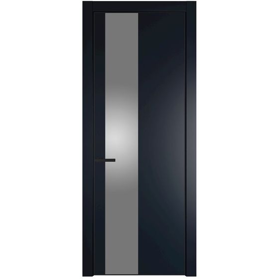 Profil Doors 19PA нэви блу профиль чёрный матовый стекло серебро матлак