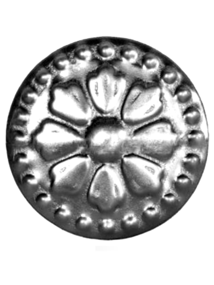 Накладка сталь диаметр 58 мм, толщина металла 1 мм.