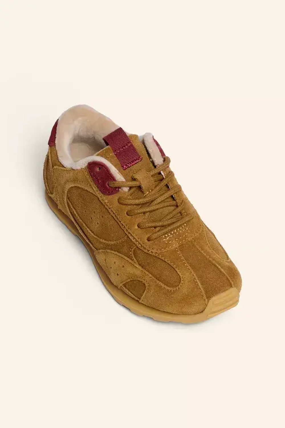 ZARA КОЖАНЫЕ КРОССОВКИ - LIMITED EDITION, КОРИЧНЕВЫЙ