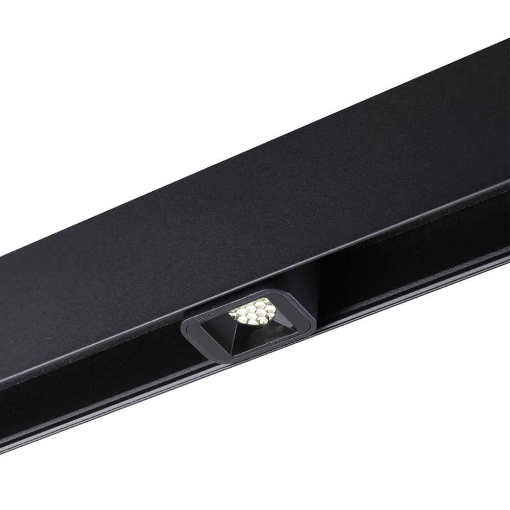 359513 SHINO NT24 128 черный Трековый светильник для низковольтного шинопровода IP20 LED 3W 48V 3000K 120Лм FLUM