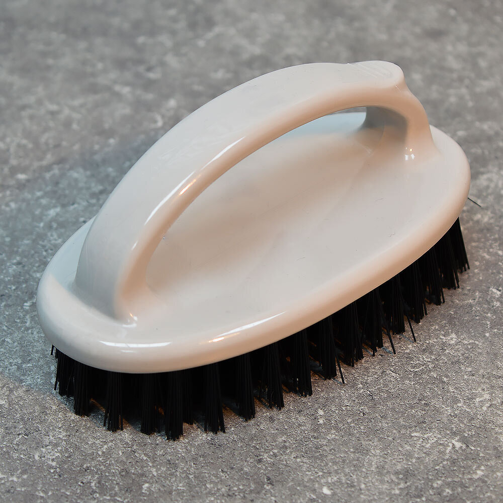 Щетка-шробер "Rimo" с ручкой L160мм, ultra жесткая щетина, цвет светло-серый