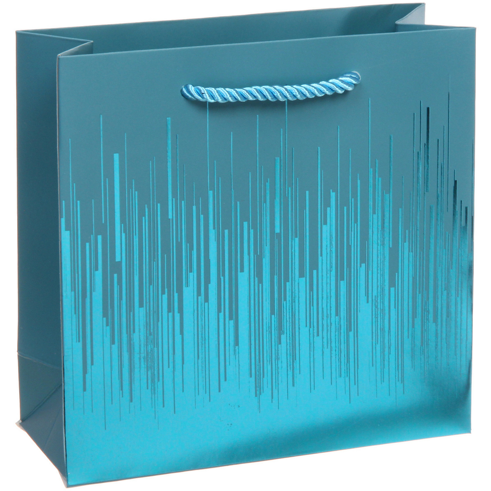 Пакет подарочный «Абстрактный блеск» 14*15*6 см