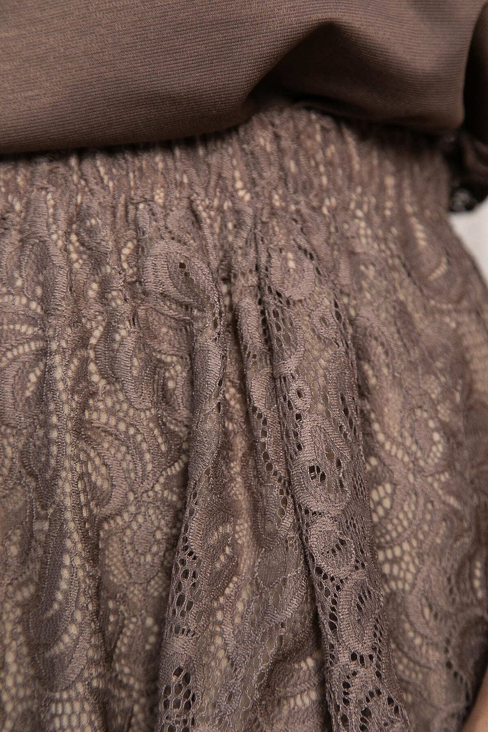 Юбка кружевная Эндис (шоколад) Ю14728-10М LT Collection