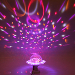Диско-лампа светодиодная «Калейдоскоп красок», цоколь Е 27, Bluetooth, МР3, USB с удлинителем (220V)