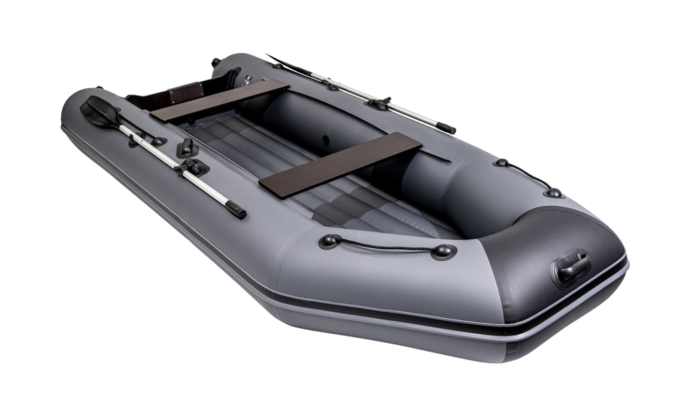 Лодка ПВХ Аква 3600 НДНД графит/черный