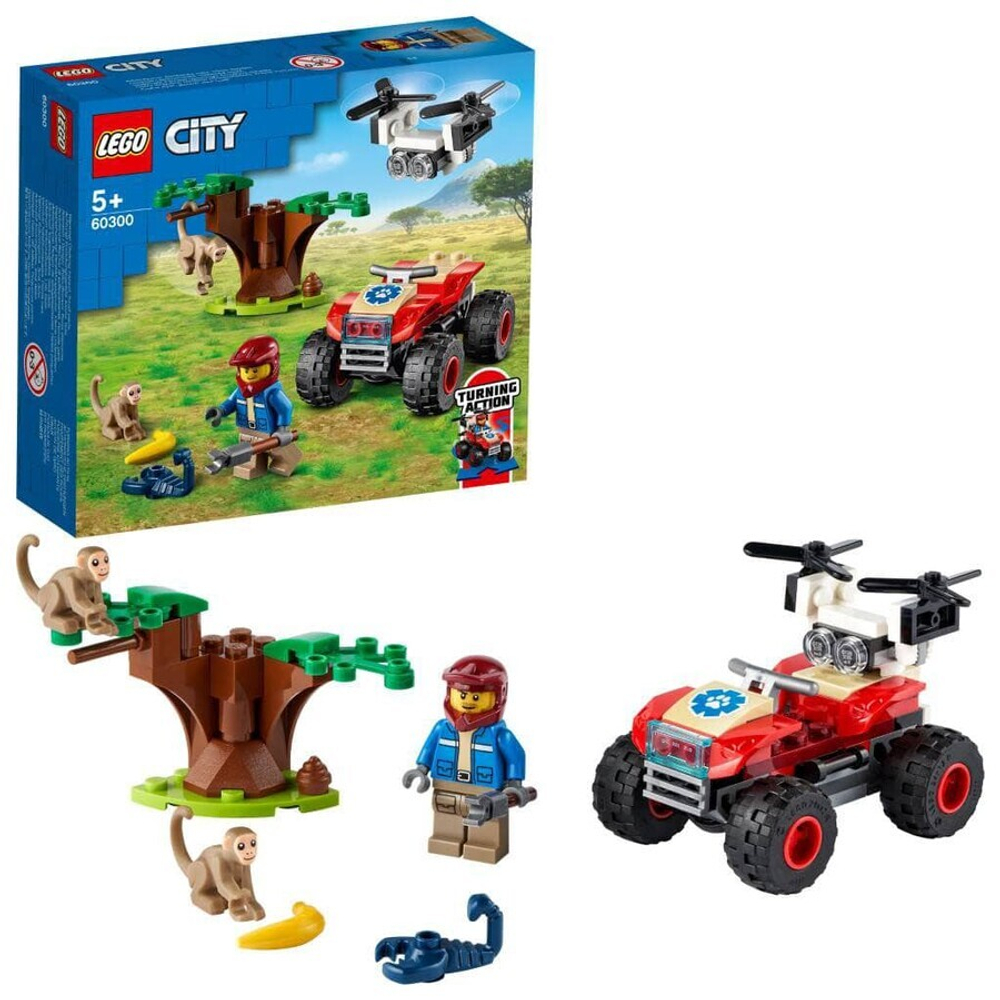 Конструктор LEGO City 60300 Квадроцикл для спасения дикой природы