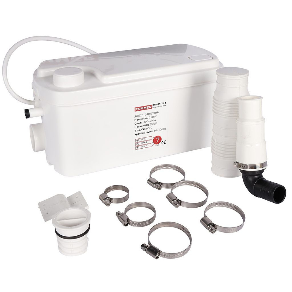 Насос канализационный ROMMER BIOLIFT S-3 (250Вт)