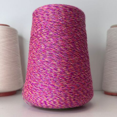 SUPER CASH - Loro Piana; 100% кашемир; 650м/100гр; col.1520S+54503+1518S+54101 PE; цвет: мультиколор фуксия; S723