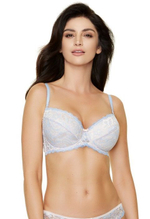 Бюстгальтер пуш-ап Manila (Размер: 70F) (Цвет: белый с голубым)