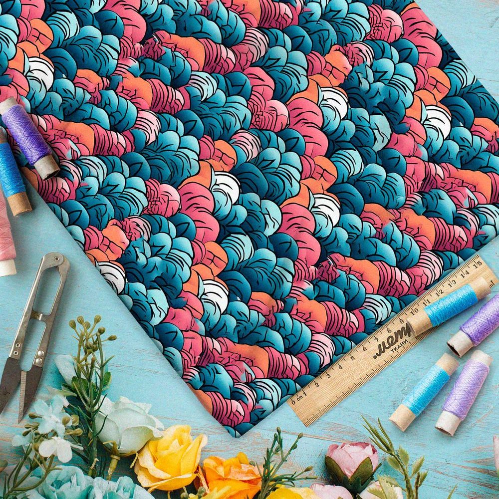 Ткань премиум атлас чудесные идеи