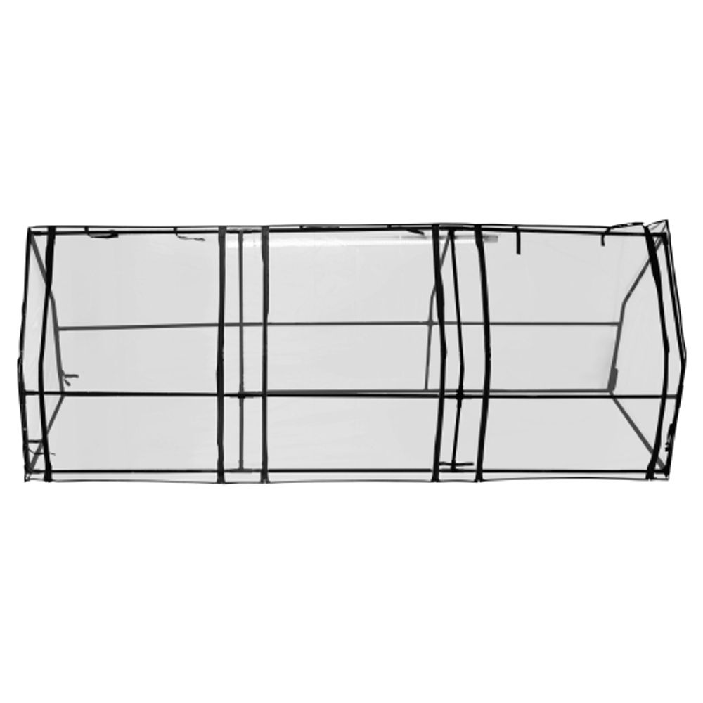 Теплица GREEN APPLE GA-House-3х-frame 2700х900х900 мм 3 отсека | Теплица