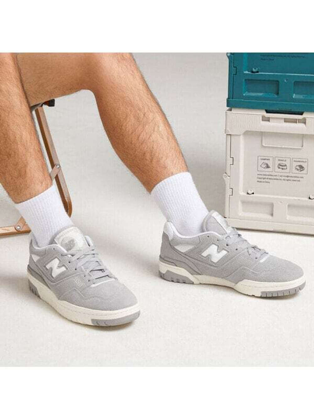 Кроссовки New Balance 550 Suede Pack Concrete