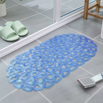 Коврик для ванной 65*35см "Миф" синий