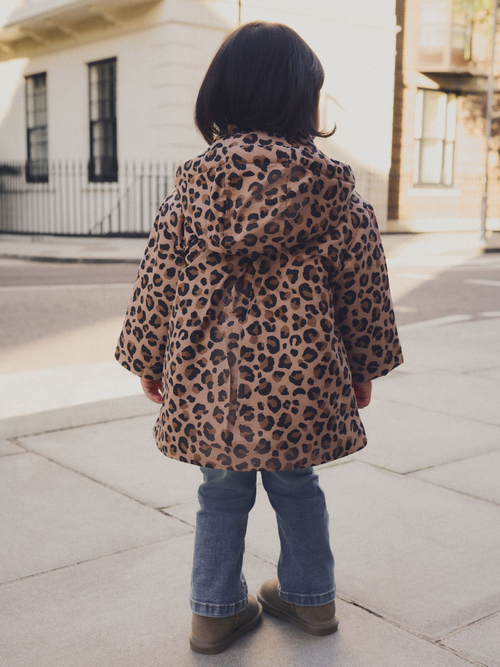 Куртка непромокаемая для девочки Next E25-137, Коричневый