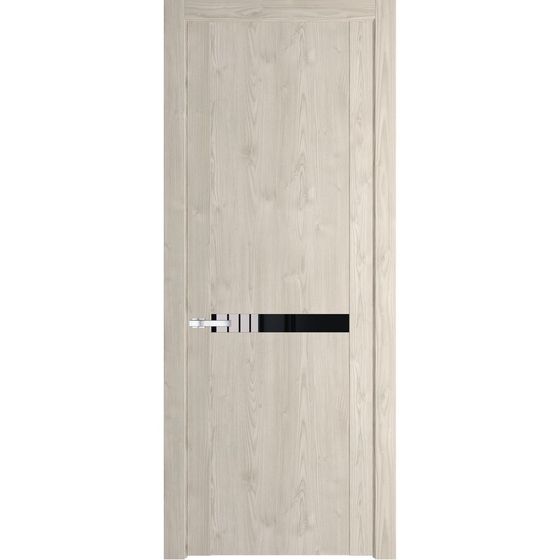 Межкомнатная дверь Profil Doors 1.4N каштан светлый стекло чёрный лак