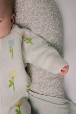 Комбинезон вязаный (цветочные мечты)