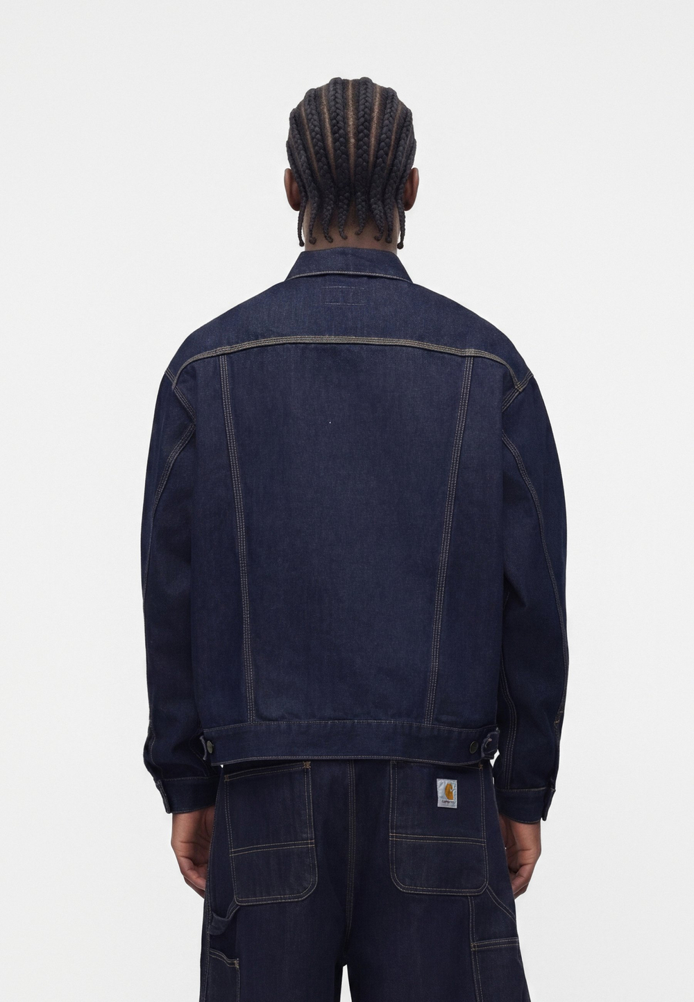 Carhartt WIP HELSTON - Джинсовая куртка - Синий