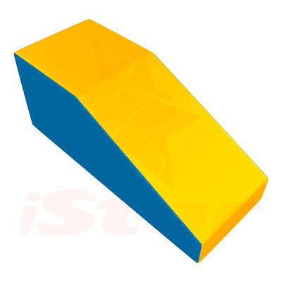 Мягкий модуль гимнастический - "Прямоугольник Усеченный"(средний)