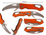 Многофункциональный складной нож Mil-Tec Rescue 8.5OR
