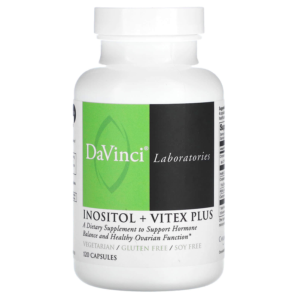 DaVinci Laboratories, Инозитол + витекс плюс, 120 капсул