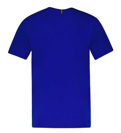 Мужская теннисная футболка Le Coq Sportif ESS Tee Short Sleeve N°4 SS23 - bleu electro