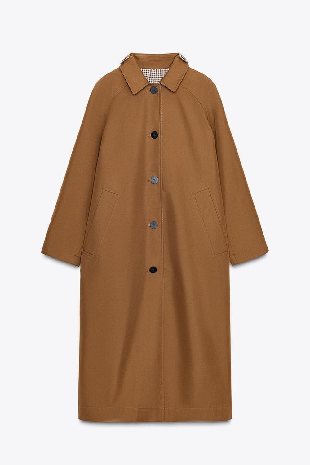 ZARA ДВУСТОРОННИЙ ТРЕНЧ — ZW COLLECTION, КАРАМЕЛЬНЫЙ