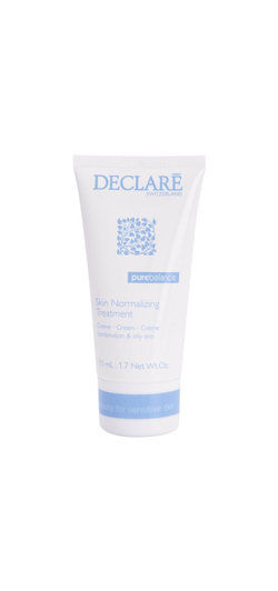 Declare Pure Balance - нормализующий крем уменьшает выделение кожного сала и сужает поры /   50  ml  / GTIN 9007867005323