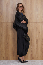 Бомбер черный