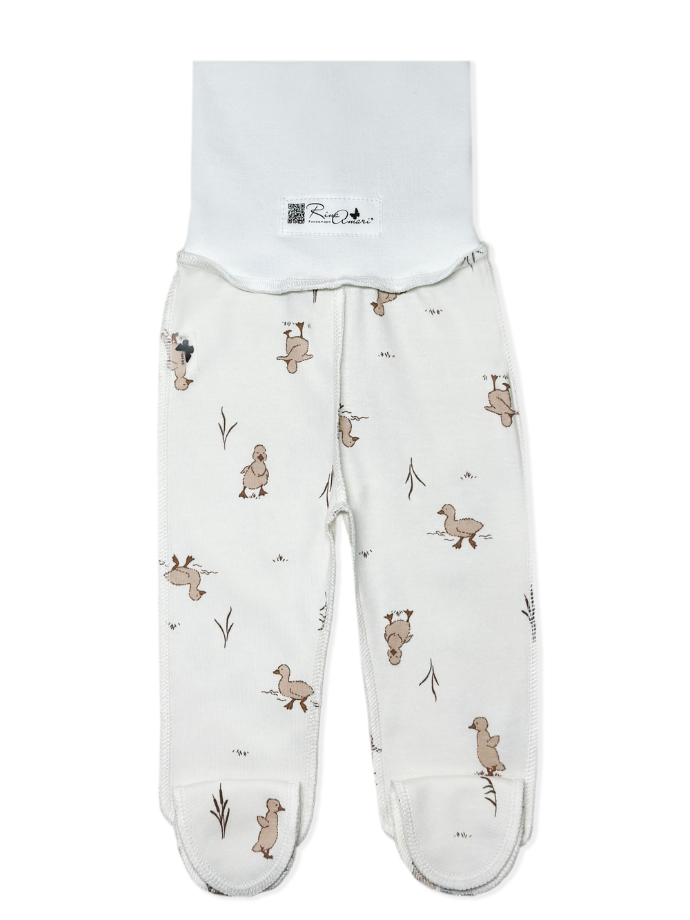 Ползунки швы наружу Утята Экрю RinaAmari