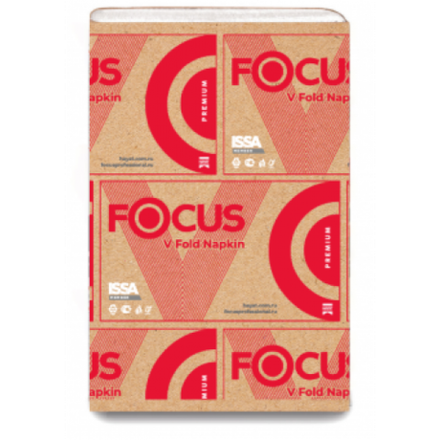 Салфетки 5083738 PREM 2-сл FOCUS КРАСНЫЙ (200л)/15уп