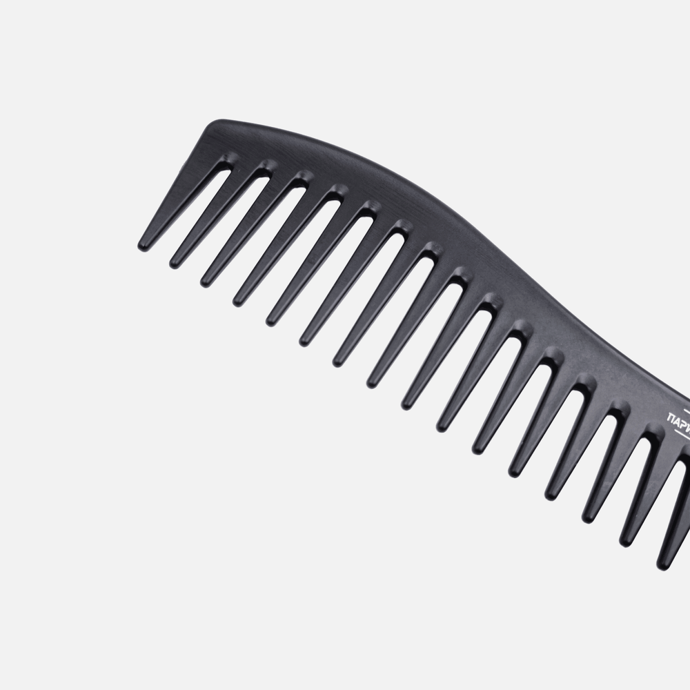 Расческа гребень волна IPARIKMAHER широкий изогнутый с крупными зубцами антистатический
