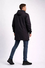 Ветровка-плащ мужская "HN-13" черный