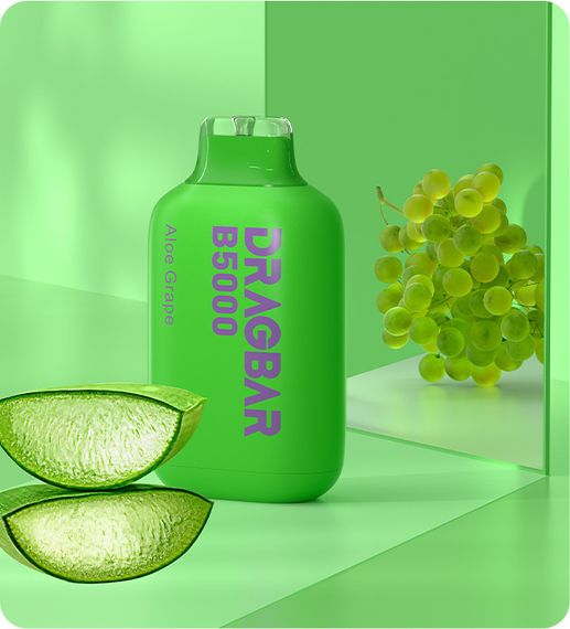 DRAGBAR B5000 - Aloe Grape (5% nic)