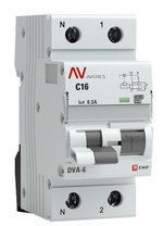 Автомат дифференциальный EKF rcbo6-1pn-16C-300-a-av