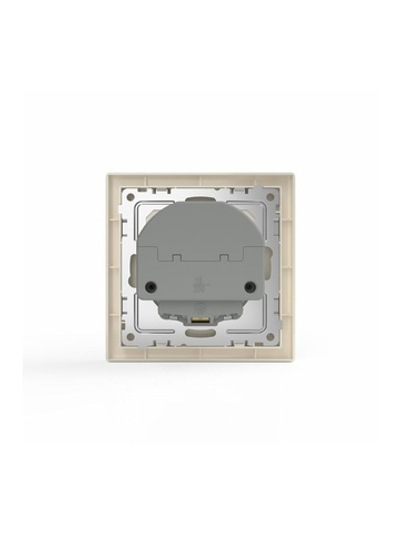 Розетка 1-м СП Pixel IP20 с заземл. с 2-мя заряд. устр. USB тип A+C механизм беж. TOKOV ELECTRIC TKE-PX-R1U2AC-C02