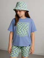 Летний костюм для девочки с велосипедками