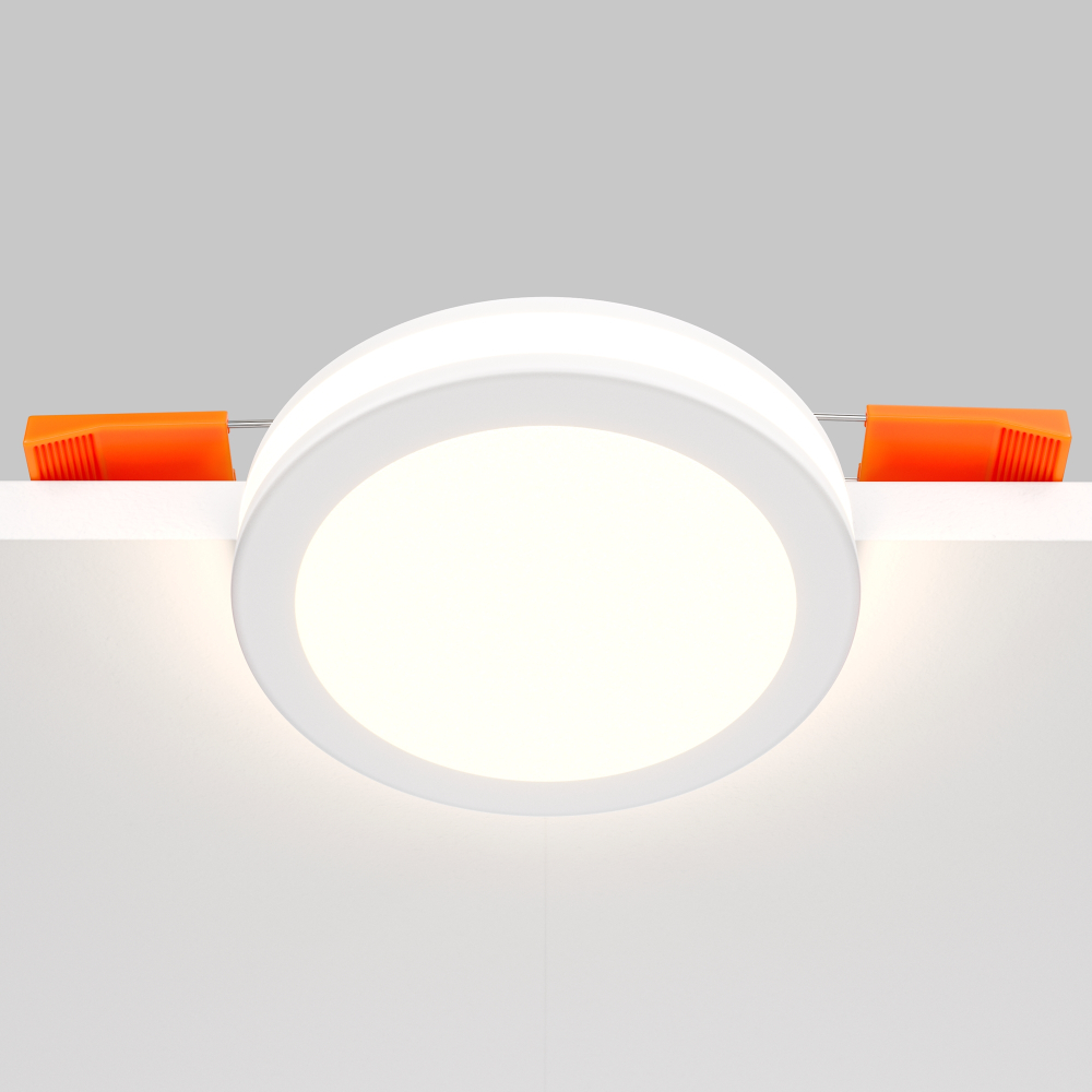 Встраиваемый светодиодный светильник Maytoni Phanton DL2001-L7W, 80мм 7Вт 3000K