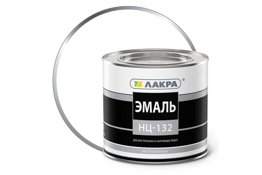 Эмаль НЦ-132 Лакра, белый 0,7кг