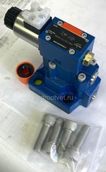 DBW20A2-5X/315CG24N9K4 - Предохранительный клапан Ду25 с давлением настройки до 315 бар, управление - X и Y - внутренние с разгрузкой A = закрыт с электроуправлением G24