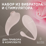 Набор из вибратора и вакуумного стимулятора SecretDate SD-WM12N10 клитора