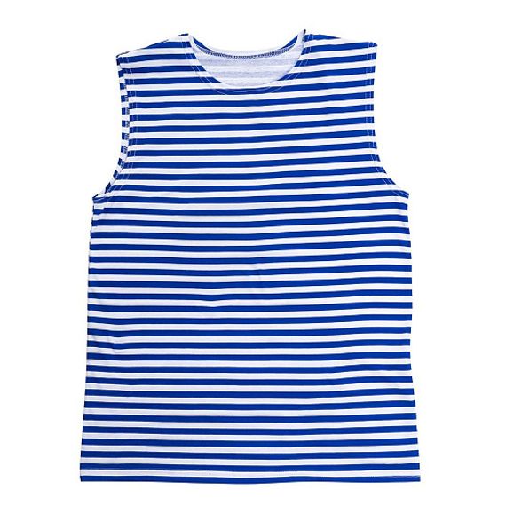 Майка-тельняшка Helios кулирка голубая полоса р. 60