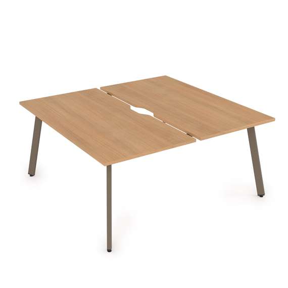 10БДВ.285 Стол системы БЕНЧ, сдвоенный, на 2 рабочих места (1800*1635*750)