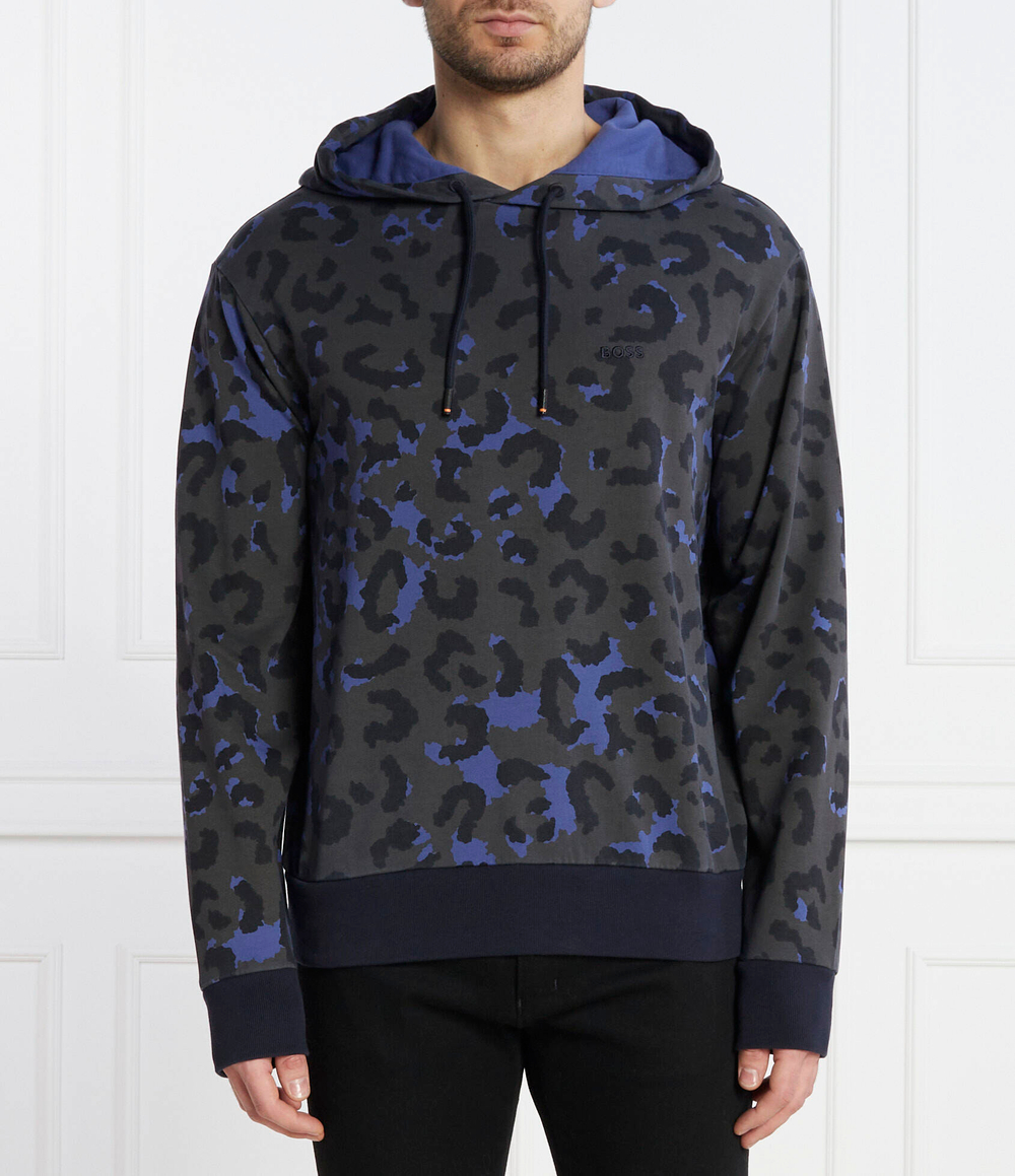 Худи We_Leopard BOSS ORANGE - графитовый(50508553)