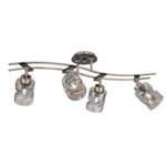 Citilux Мерида CL142145 Люстра с поворотными плафонами Матовый Хром