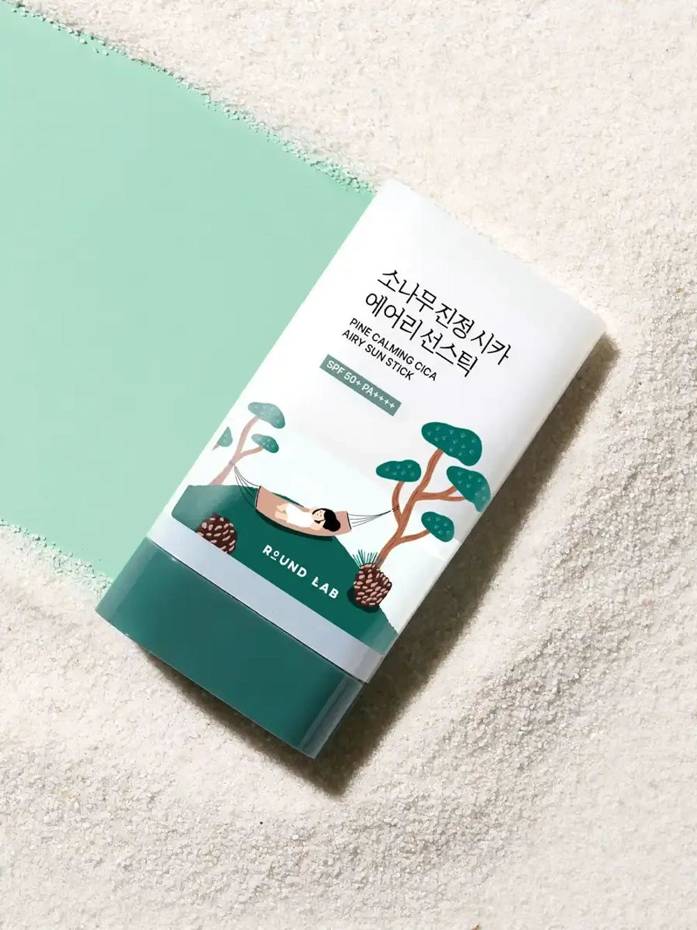 Round Lab Солнцезащитный стик с сосной и центеллой для проблемной кожи Pine Calming Cica Airy Sunstick 19 гр