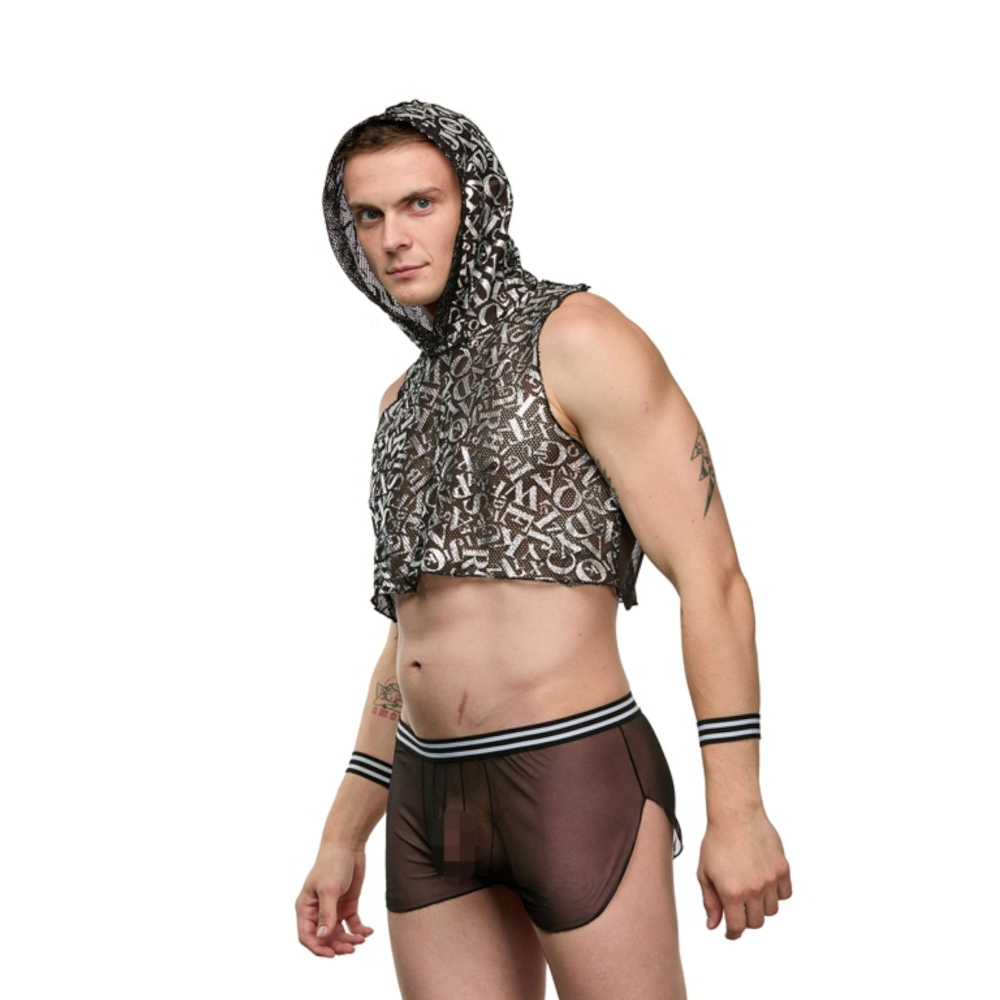 Мужской костюм «Боксер» (Размер: S-M) (Цвет: черный)