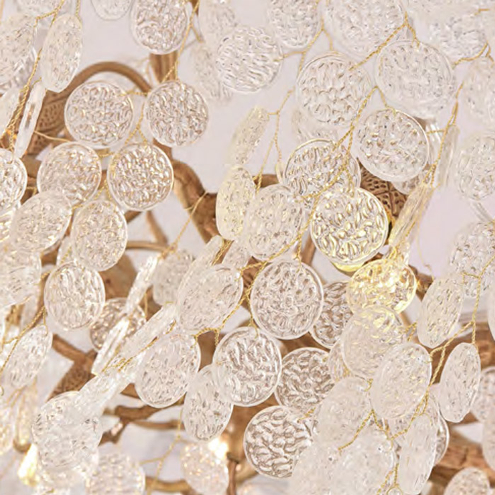 Люстра Cloyd HAOMA C8 / Ø60 см - латунь (арт.10844)