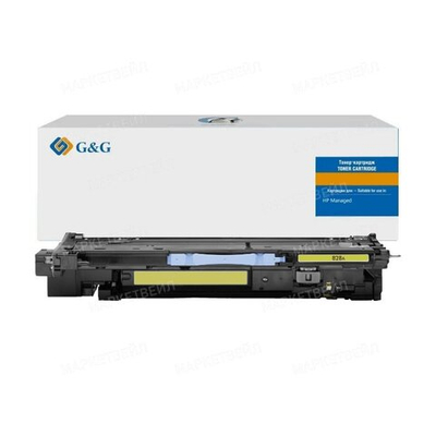 Фотобарабан G&G, аналог HP CF364A (828A) для Color LaserJet M855/M880, желтый (21K)