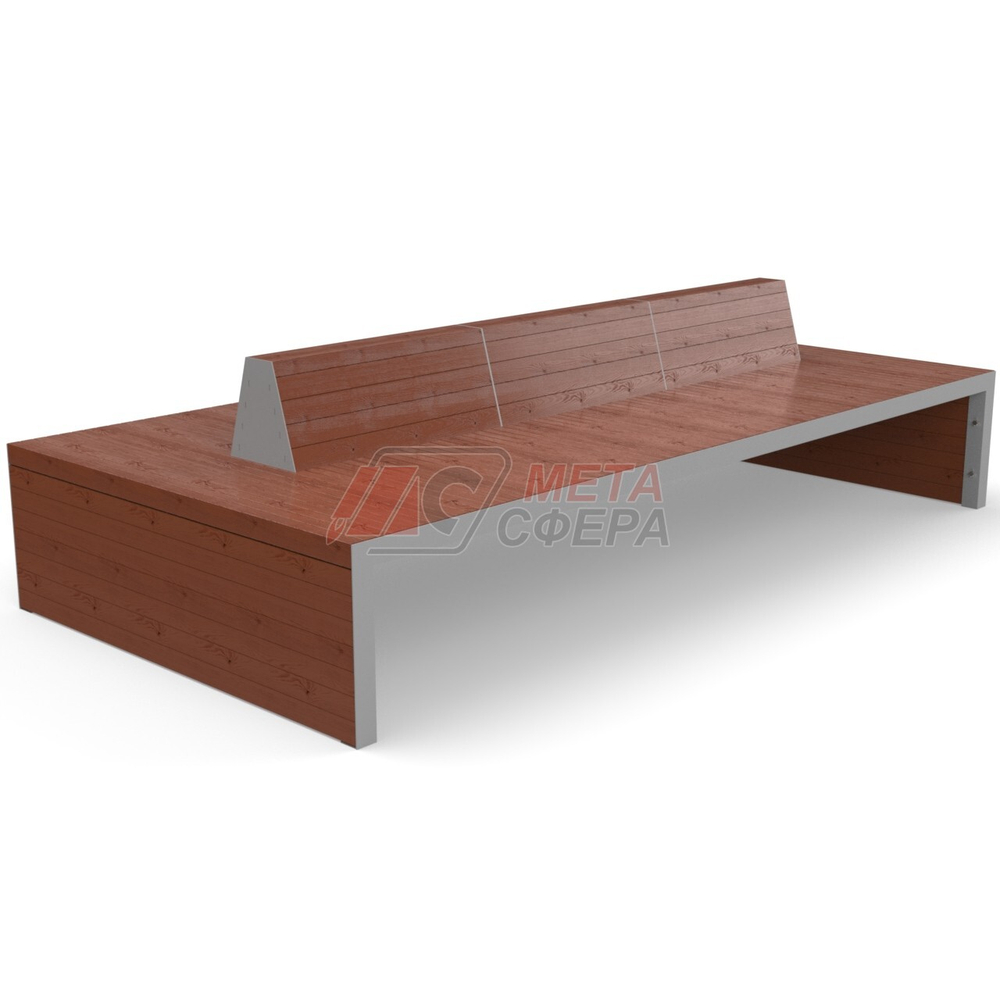 Скамейка Линарес 300х150 двусторонняя